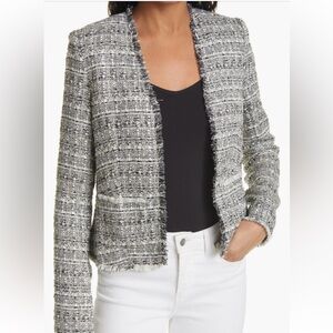L'AGENCE Monochrome Tweed Jacket